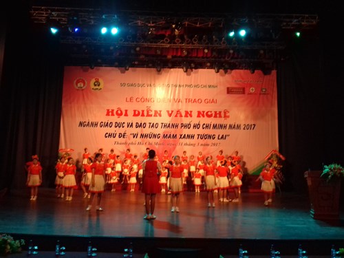 Ngành Giáo dục và Đào tạo quận 2 đạt nhiều giải thưởng lớn trong Hội diễn văn nghệ Ngành Giáo dục và Đào tạo thành phố năm học 2016 – 2017.